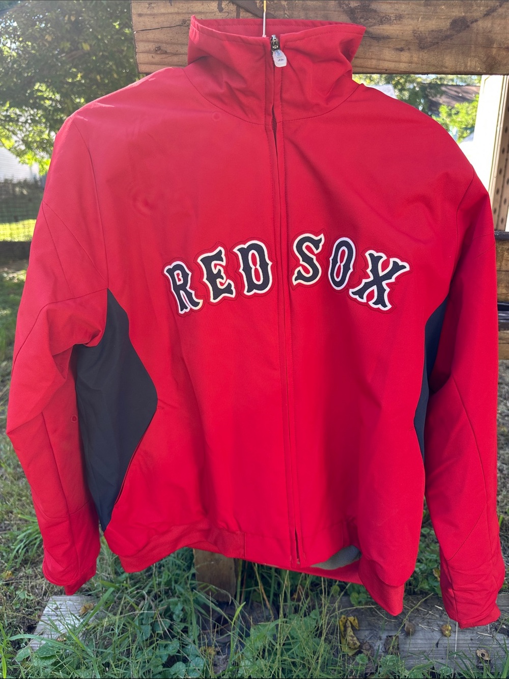 Majestic Red Boston Red Sox Windbreaker Jacket